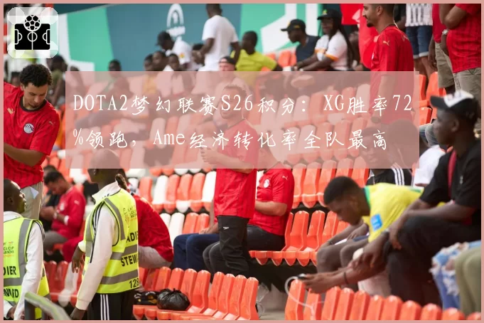DOTA2梦幻联赛S26积分：XG胜率72%领跑，Ame经济转化率全队最高